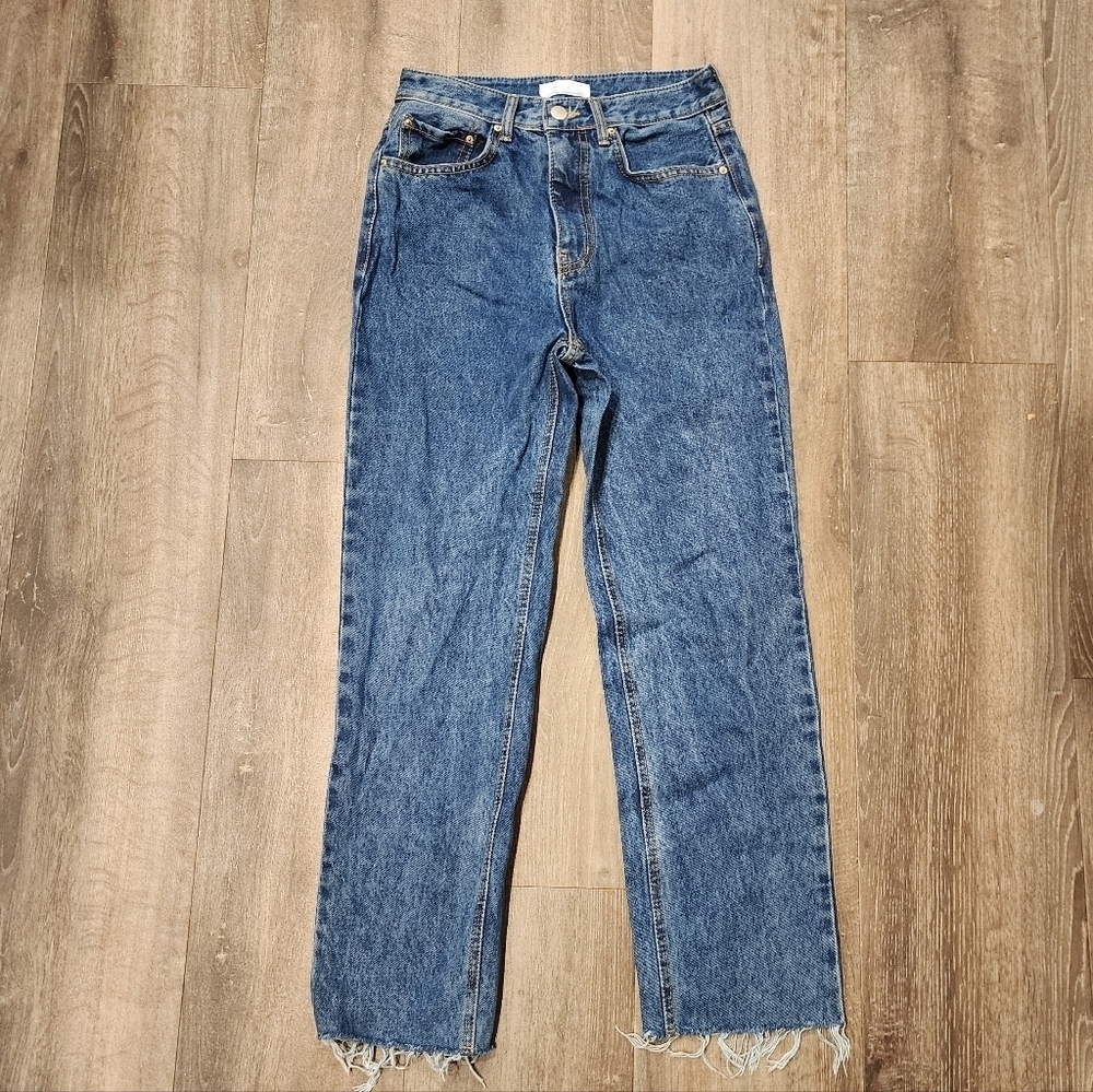 Oak + Fort High Rise Baggy Jean - Picture 2 of 6